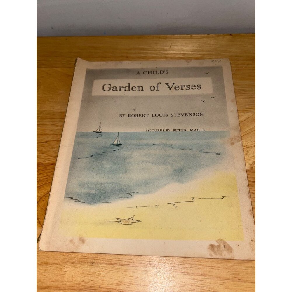 A Childs Garden Of Verses By Robert Louis Stevenson 1945 Paperback Book